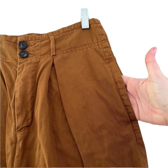 Free People High Waisted Paper Bag Pegged 90's Pant in Maize Size 10 - Picture 3 of 5